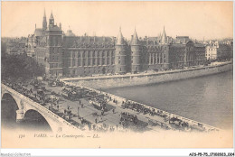 AJSP5-75-0416 - PARIS - La Conciergerie - The River Seine And Its Banks