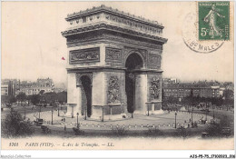 AJSP5-75-0412 - PARIS - L'arc De Triomphe - Triumphbogen