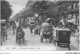 AJSP5-75-0404 - PARIS - Le Boulevard Des Italiens - Places, Squares