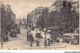 AJSP4-75-0400 - PARIS - La Rue Royale Prise Vers La Place De La Concorde - Squares