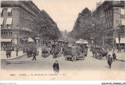 AJSP4-75-0389 - PARIS - Le Boulevard Des Capucines - Plazas