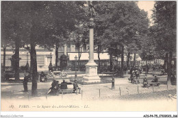 AJSP4-75-0386 - PARIS - Le Square Des Arts-et-métiers - Plätze