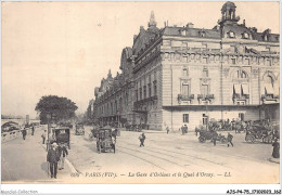 AJSP4-75-0384 - PARIS - La Gare D'orléans Et Le Quai D'orsay - Stations, Underground