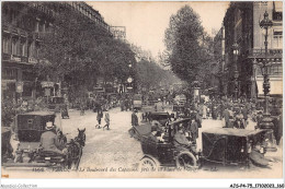 AJSP4-75-0383 - PARIS - Le Boulevard Des Capucines Pris De La Place De L'opéra - Places, Squares
