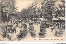 AJSP4-75-0380 - PARIS - Le Boulevard De La Madeleine - Squares