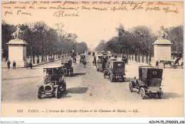 AJSP4-75-0371 - PARIS - L'avenue Des Champs-élysées Et Les Chevaux De Marly - Champs-Elysées