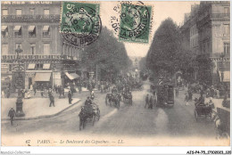 AJSP4-75-0363 - PARIS - Le Boulevard Des Capucines - Squares