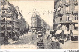 AJSP4-75-0368 - PARIS - La Rue Du 4 Septembre Et La Rue Saint-augustin - Plazas