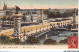 AJSP4-75-0357 - PARIS - Le Pont Alexandre III - Bridges