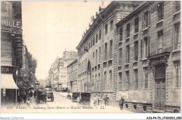 AJSP4-75-0328 - PARIS - Faubourg Saint-honoré Et Hôpital Beaujon - Gesundheit, Krankenhäuser