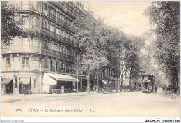 AJSP4-75-0329 - PARIS - Le Boulevard Saint-michel - Squares