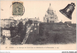 AJSP4-75-0313 - PARIS - La Basilique Du Sacré-coeur De Montmartre Et Le Funiculaire - Sacré Coeur