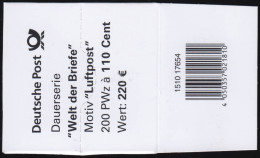 3671AII Luftpost 110 Cent - Schachtelausschnitt Der 200er-Rolle (Ens) - Rolstempels