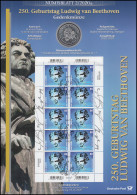 3513 250. Geburtstag Von Ludwig Van Beethoven  - Numisblatt 2/2020 - Numismatische Enveloppen