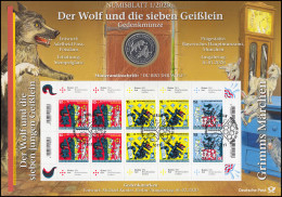 3522-3524 Grimms Märchen: Der Wolf Und Die Sieben Geißlein  - Numisblatt 1/2020 - Invii Numismatici