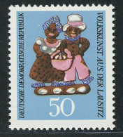 1523 Volkskunst Lausitz Backwerk 50 Pf ** - Unused Stamps