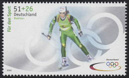 2237b Sporthilfe 51+26 C Olympiade Biathlon, ** - Unused Stamps