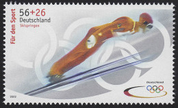 2239b Sporthilfe 56+26 C Olympiade Skispringen, ** - Unused Stamps