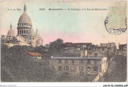 AJSP3-75-0213 - MONTMARTRE - La Basilique Et La Rue Du Mont-cenis - Sacré Coeur