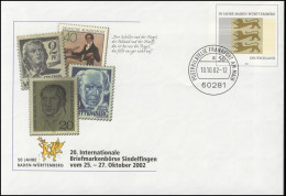 USo 43 Sindelfingen 2002 Und Baden-Württemberg, VS-O Frankfurt 10.10.2002 - Enveloppes - Neuves