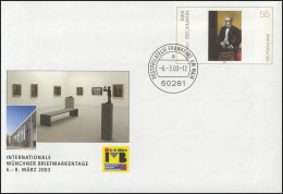 USo 54 MÜNCHEN 2003 Und Max Beckmann, VS-O Frankfurt 06.03.2003 - Briefomslagen - Ongebruikt
