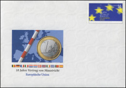 USo 65 Vertrag Zu Maastricht 2003 Und Europa, ** - Sobres - Nuevos