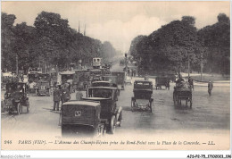 AJSP2-75-0200 - PARIS - L'avenue Des Champs-elysées Prise Du Rond-point Vers La Place De La Concorde - Champs-Elysées