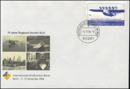 USo 85 Briefmarken-Börse Berlin 2004 Flugboot Dornier Do X, VS-O Frankfurt  - Enveloppes - Neuves