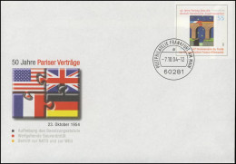 USo 82 Pariser Verträge 2004,  VS-O Frankfurt 7.10.04 - Covers - Mint