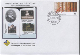 USo 106 Messe Sindelfingen - Friedrich Schiller 2005,  VS-O Weiden - Umschläge - Ungebraucht