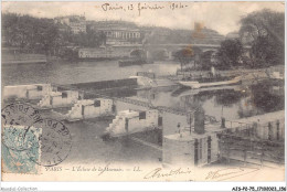 AJSP2-75-0180 - PARIS - L'écluse De La Monnaie - The River Seine And Its Banks