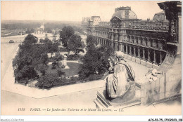 AJSP2-75-0161 - PARIS - Le Jardin Des Tuilleries Et Le Musée Du Louvre - Louvre