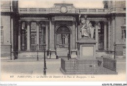 AJSP2-75-0149 - PARIS - La Chambre Des Députés Et La Place De Bourgogne - Plazas