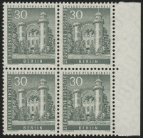 148w Stadtbilder 30 Pf SR-Viererbl. ** Postfrisch - Unused Stamps