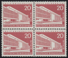 146w Stadtbilder 20 Pf Viererblock ** Postfrisch - Nuovi