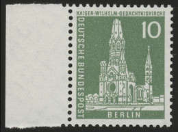 144w Stadtbilder 10 Pf Seitenrand Li. ** Postfrisch - Unused Stamps