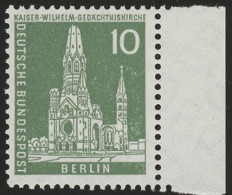 144w Stadtbilder 10 Pf Seitenrand Re. ** Postfrisch - Unused Stamps