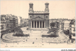 AJSP2-75-0119 - PARIS - église Saint-vincent-de-paul - Kerken