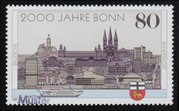 1402 Jubiläum 2000 Jahre Bonn, Muster-Aufdruck - Variétés Et Curiosités