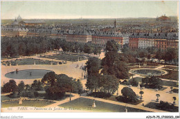 AJSP1-75-0098 - PARIS - Panorama Du Jardin Des Tuileries - Parques, Jardines