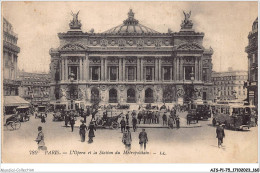 AJSP1-75-0081 - PARIS - L'opéra Et La Station Du Métropolitain - Places, Squares