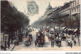 AJSP1-75-0072 - PARIS - Le Boulevard Des Italiens - Places, Squares