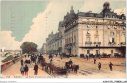 AJSP1-75-0069 - PARIS - La Gare D'orléans Et Quai D'orsay - Métro Parisien, Gares