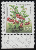 1508I Rennsteig Mit UR Und PLF I: Blatt Blau Statt, Grün, NASSAU / LAHN 28.1.93 - Abarten Und Kuriositäten