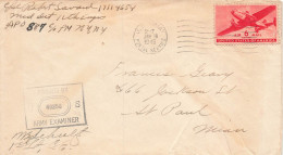 COVER. USA. 16 JAN 45. APO 207. CAMP ATLANTA FRANCE - Storia Postale