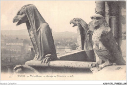 AJSP1-75-0051 - PARIS - Notre-dame - Groupe De Chimères - Notre Dame Von Paris