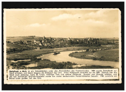 AK Dettelbach Am Main Panorama Mit Fluss, Feldpost, Dettelbach 28.8.1940 - Altri & Non Classificati