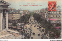 AJSP1-75-0027 - TOUT PARIS - Boulevard De La Madeleine - Squares