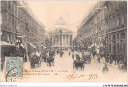 AJSP1-75-0011 - Le Roi Et La Reine D'italie à - PARIS - Décoration De La Rue Royale - Markten, Pleinen