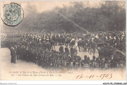 AJSP1-75-0007 - Le Roi Et La Reine D'italie à - PARIS - La Voiture Du Roi Avenue Du Bois - Piazze